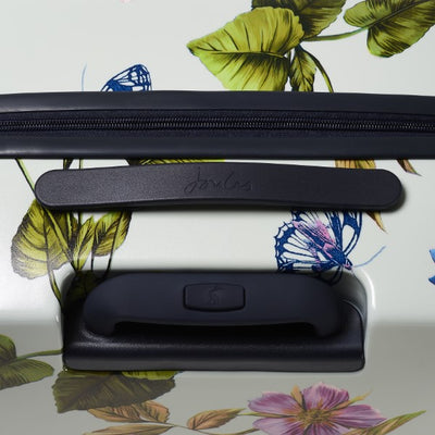 Joules Spring Wood Botanical 4-Wheel Cabin Case