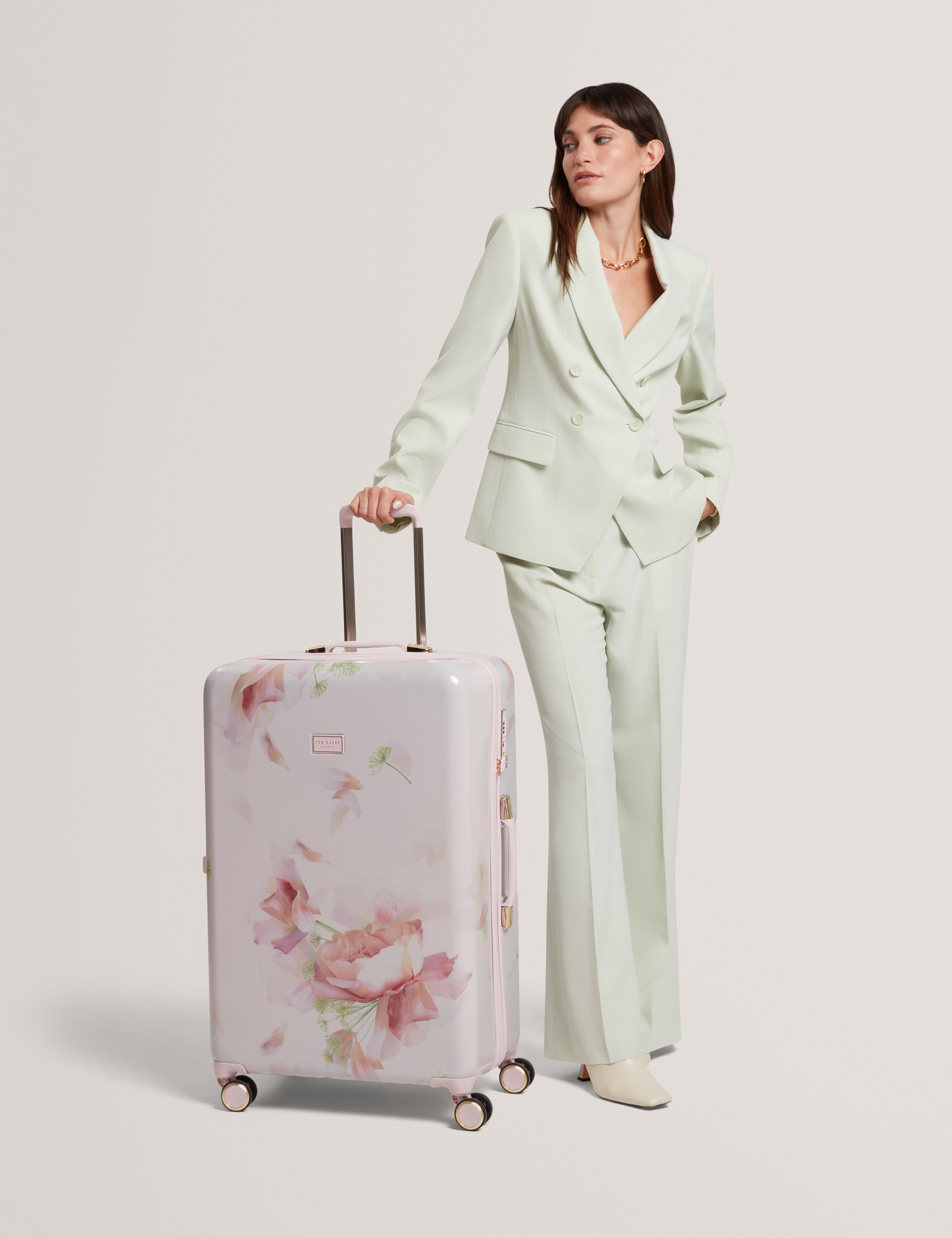 Ted Baker Magnolia Bloom 79cm 4-Wheel Large Suitcase | Ted Baker