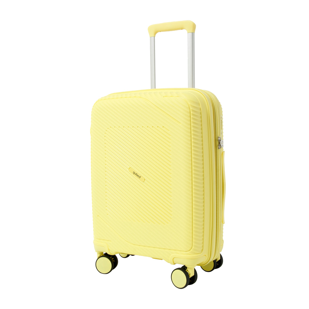 Qubed Stance 55cm 4-Wheel Expandable Cabin Case