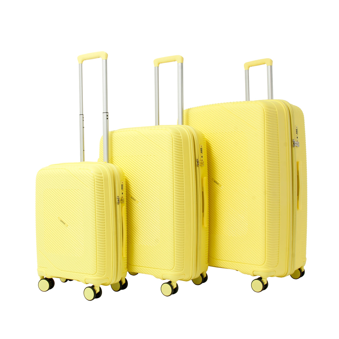 Qubed Stance 82cm 4-Wheel Expandable Extra Large Suitcase