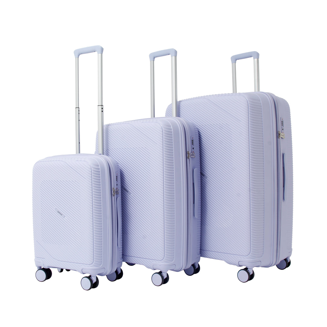 Qubed Stance 82cm 4-Wheel Expandable Extra Large Suitcase