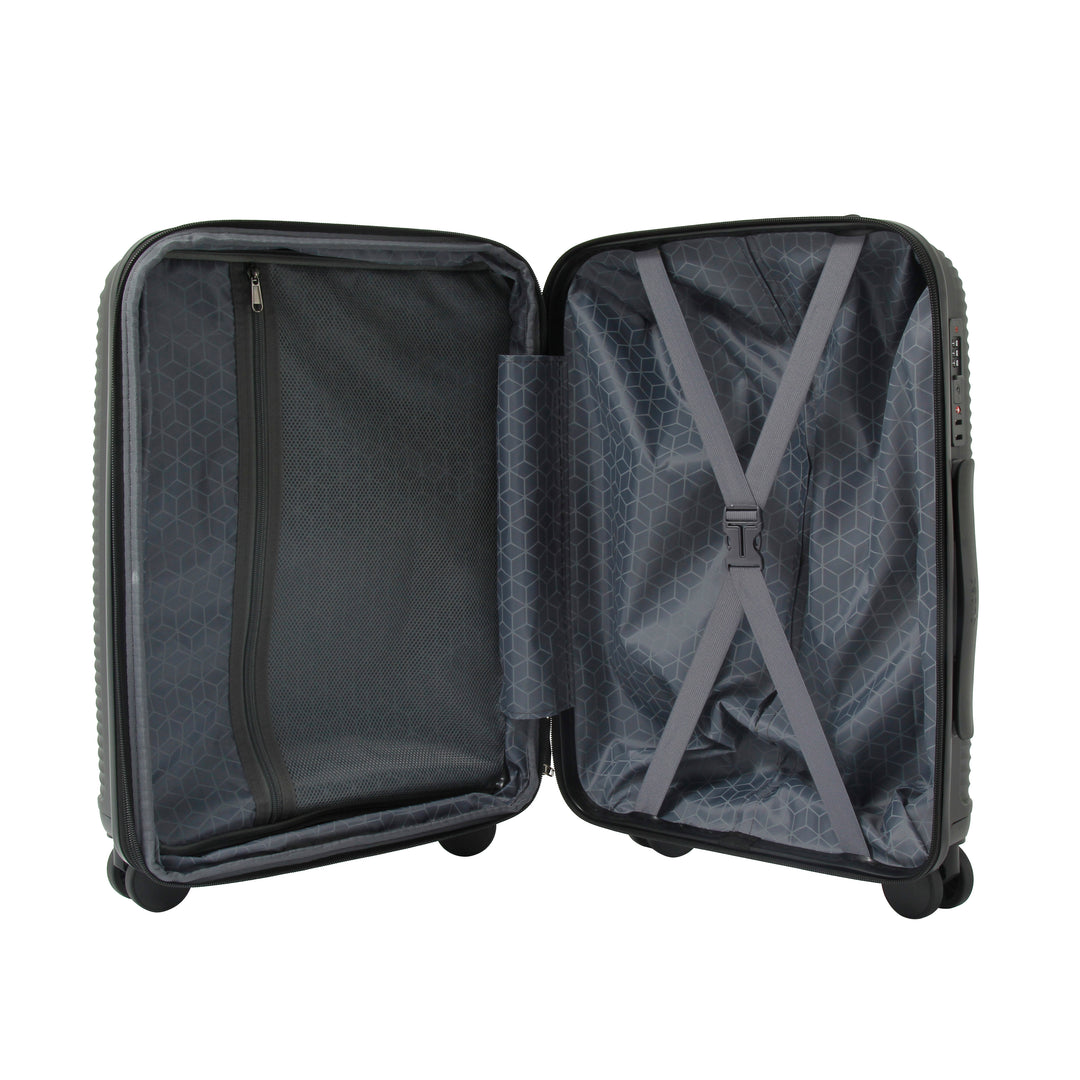 Qubed Stance 82cm 4-Wheel Expandable Extra Large Suitcase