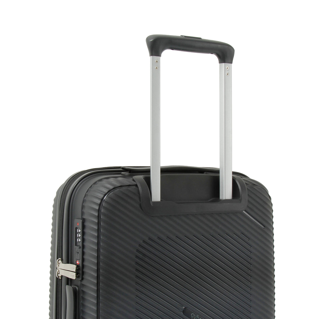 Qubed Stance 82cm 4-Wheel Expandable Extra Large Suitcase