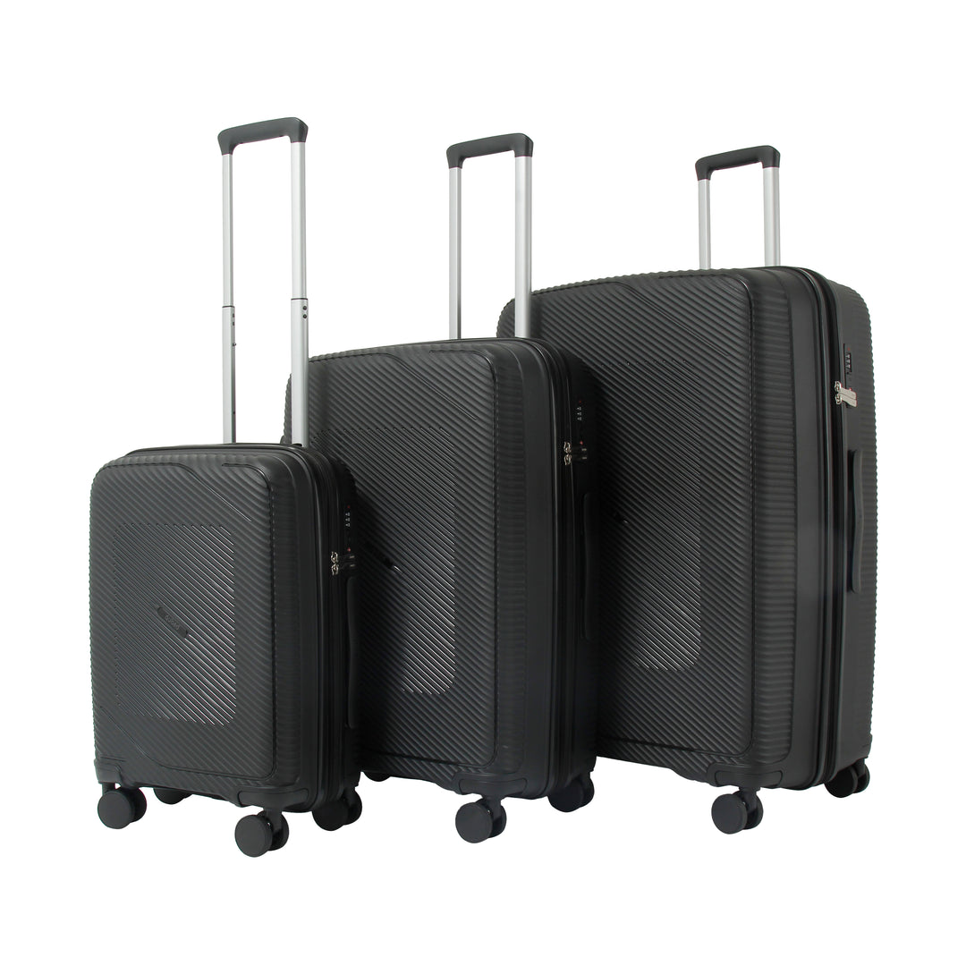 Qubed Stance 82cm 4-Wheel Expandable Extra Large Suitcase