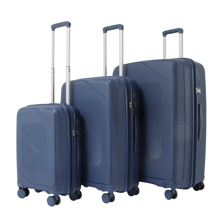 Qubed Stance 82cm 4-Wheel Expandable Extra Large Suitcase