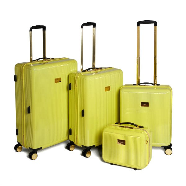 Dune London Olive 77cm 4-Wheel Large Suitcase