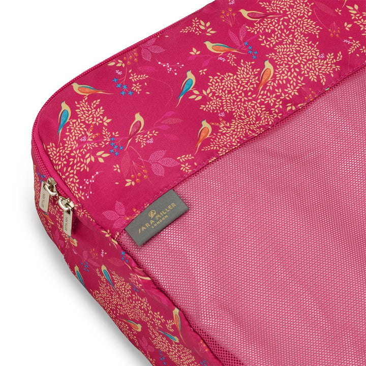 Sara Miller Chelsea Pink Set of Packing Cubes