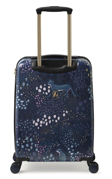 Sara Miller Midnight Leopard 54cm 4-Wheel Cabin Case
