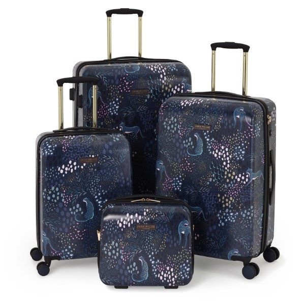 Sara Miller Midnight Leopard 54cm 4-Wheel Cabin Case