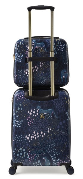 Sara Miller Midnight Leopard 54cm 4-Wheel Cabin Case