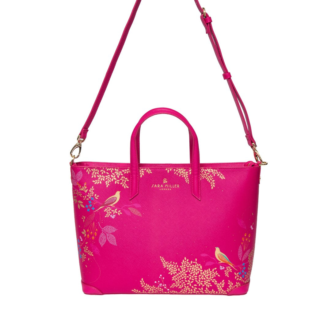 Sara Miller Chelsea Pink Medium Tote Bag