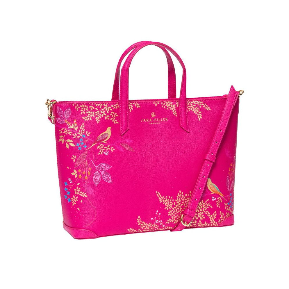 Sara Miller Chelsea Pink Medium Tote Bag