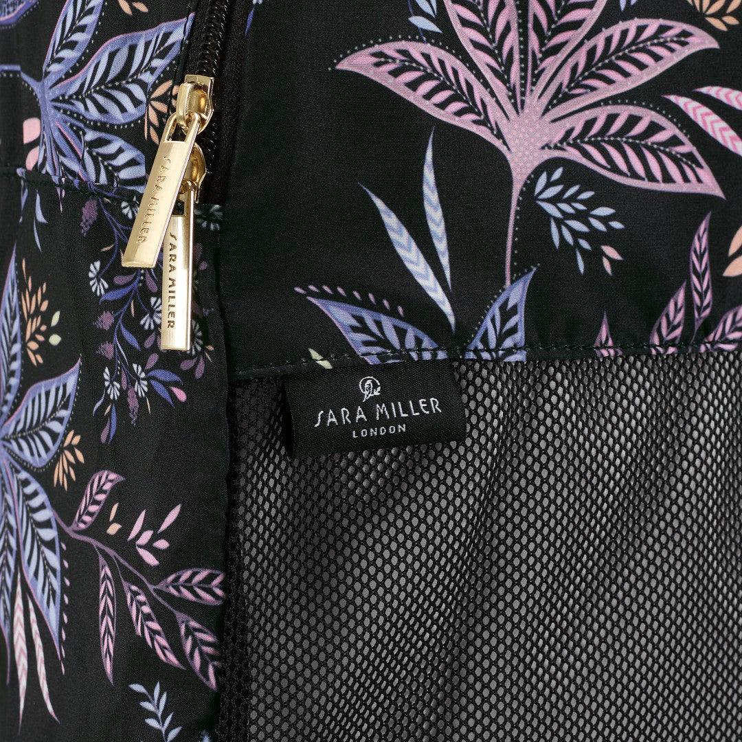 Sara Miller Black Botanic Set of Packing Cubes