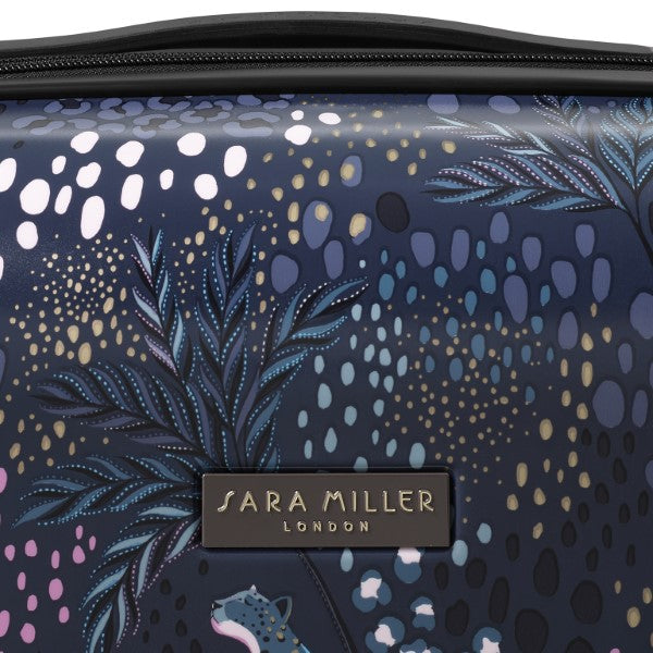 Sara Miller Midnight Leopard 54cm 4-Wheel Cabin Case