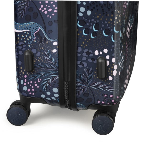 Sara Miller Midnight Leopard 54cm 4-Wheel Cabin Case