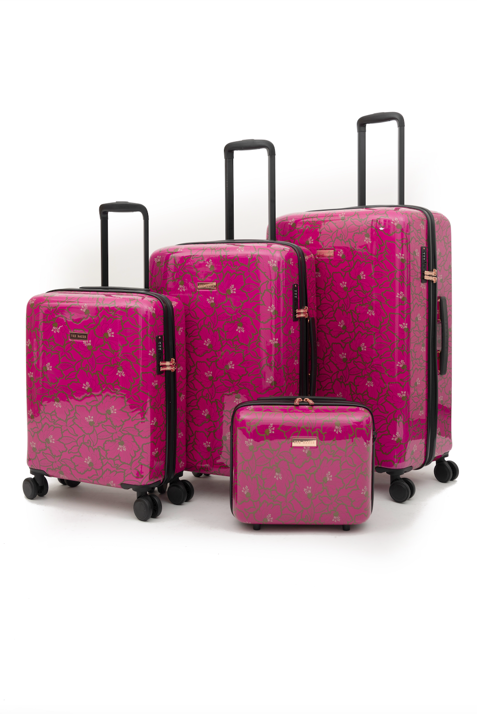Ted Baker Amber Floral 55cm 4-Wheel Cabin Suitcase
