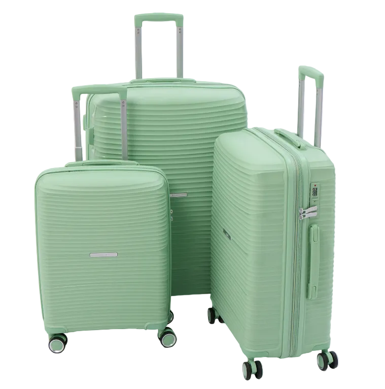 Qubed Data 3 Piece Suitcase Set