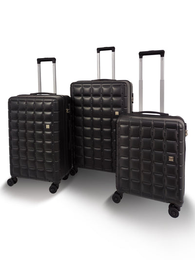 QUBEd Squared Set Of 3 Suitcases
