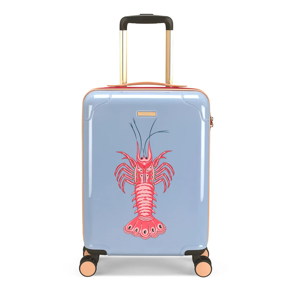 Yvonne Ellen Lobster Print 4-Wheel Cabin Case