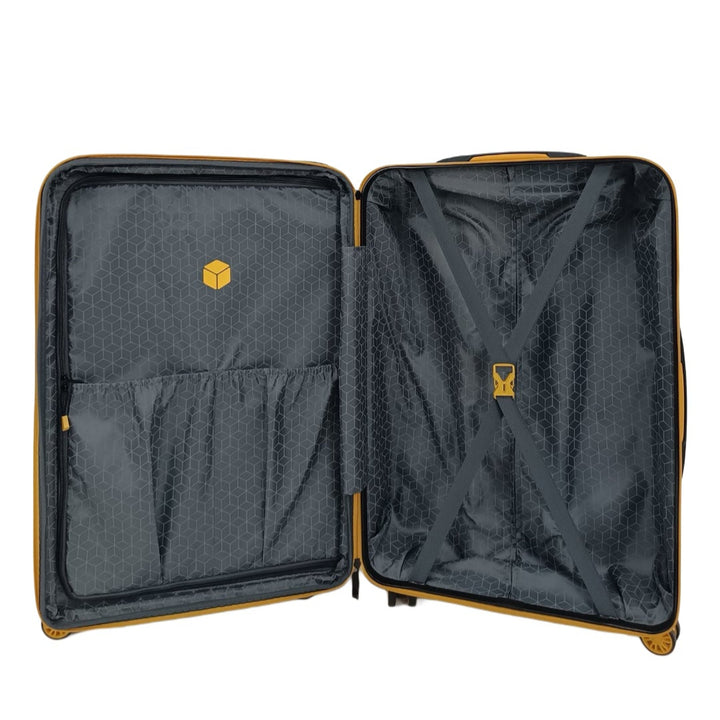 Qubed Covert 84cm 4-Wheel Expandable Extra Large Suitcase