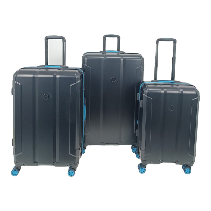 Qubed Armour 84cm 4-Wheel Expandable Extra Large Suitcase