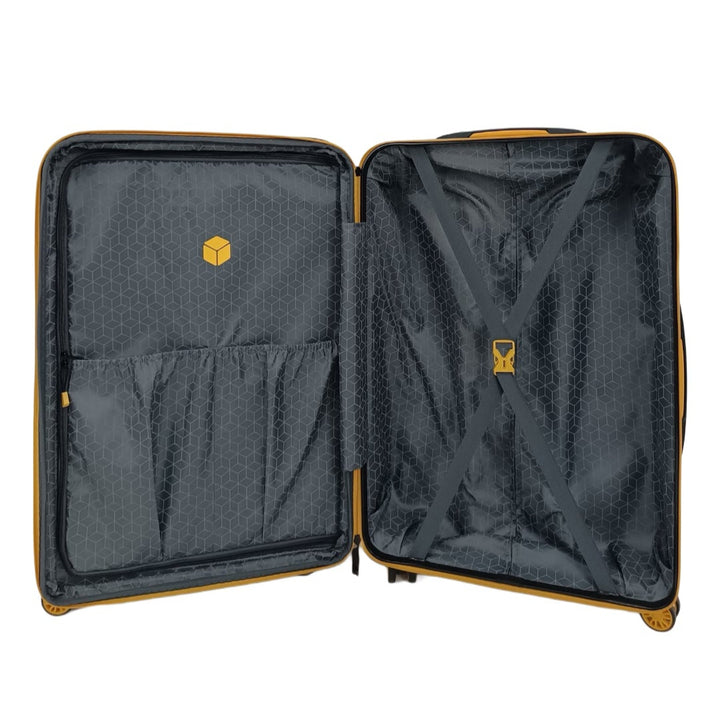 Qubed Covert 3 Piece Suitcase Set