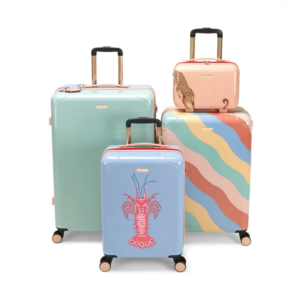 Yvonne Ellen Lobster Print 4-Wheel Cabin Case