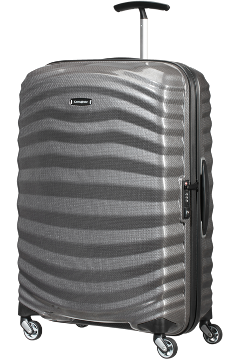 Samsonite lite shock 75cm hard suitcase sales