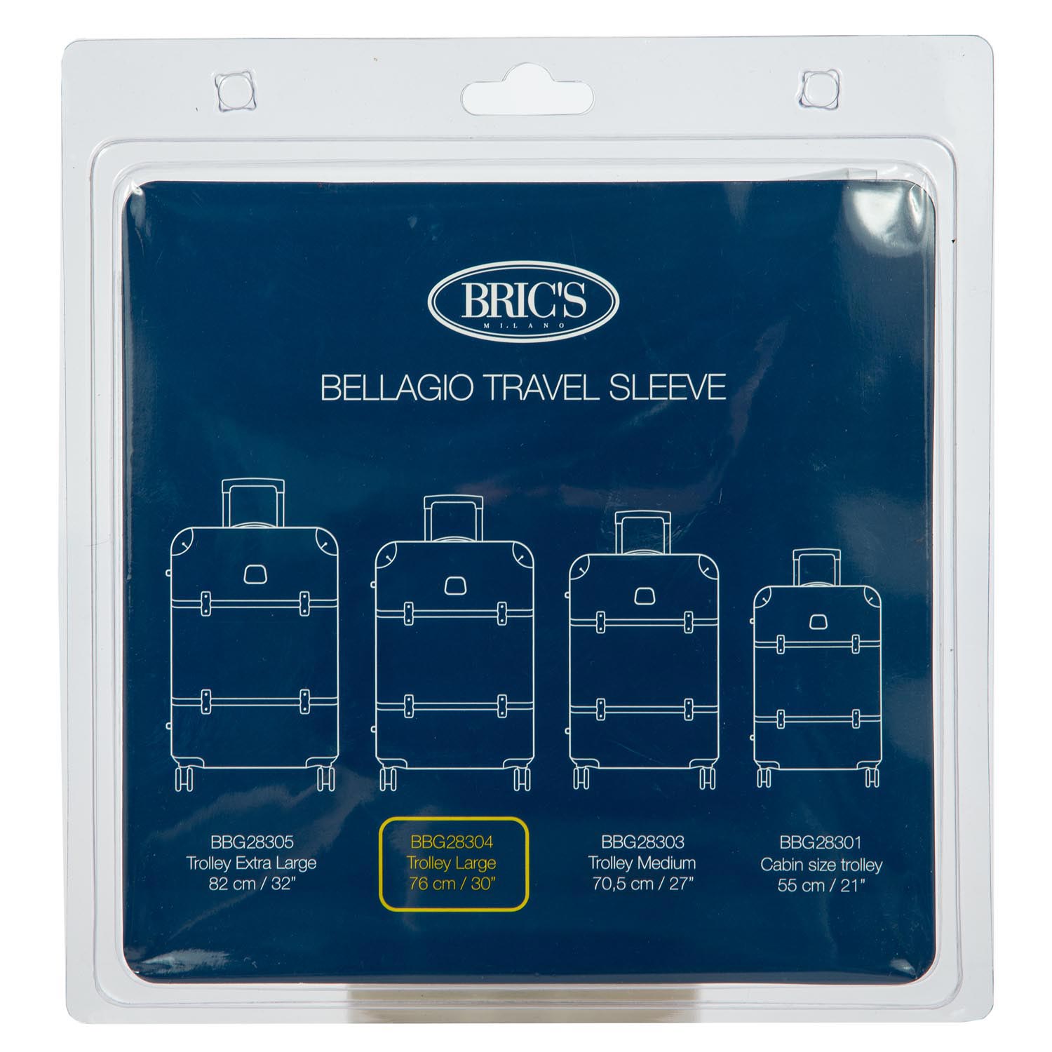 Bric's Bellagio Large Suitcase Transparent Cover