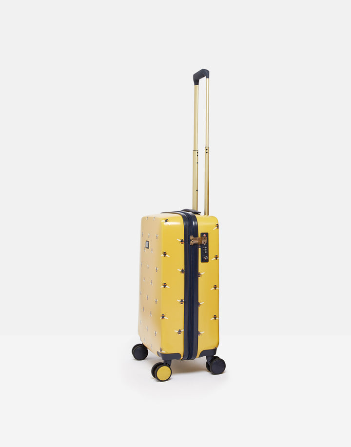 Joules Botanical Bee 53.5cm 4-Wheel Cabin Case