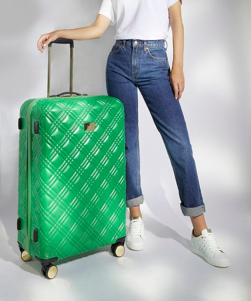 Dune London Orchester 77cm 4 Wheel Large Suitcase Go Places