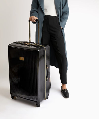 Dune London Olive 77cm Large Suitcase