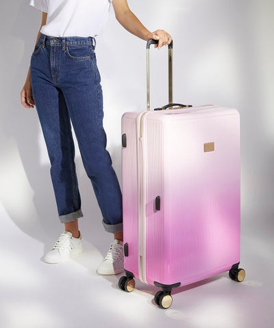 Dune London Olive Dip Dye 77cm Large Suitcase