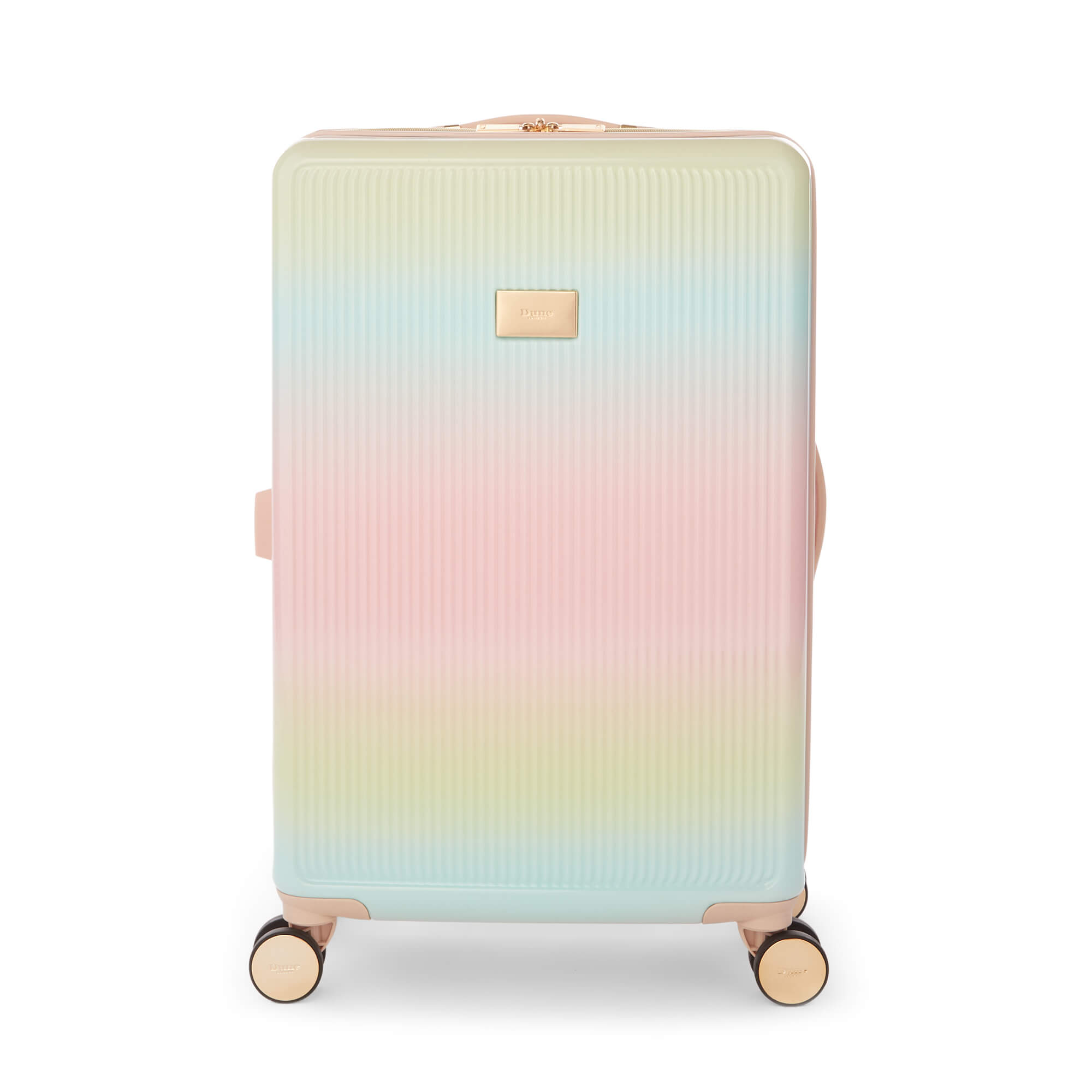 Dune London Olive 67cm 4-Wheel Medium Suitcase
