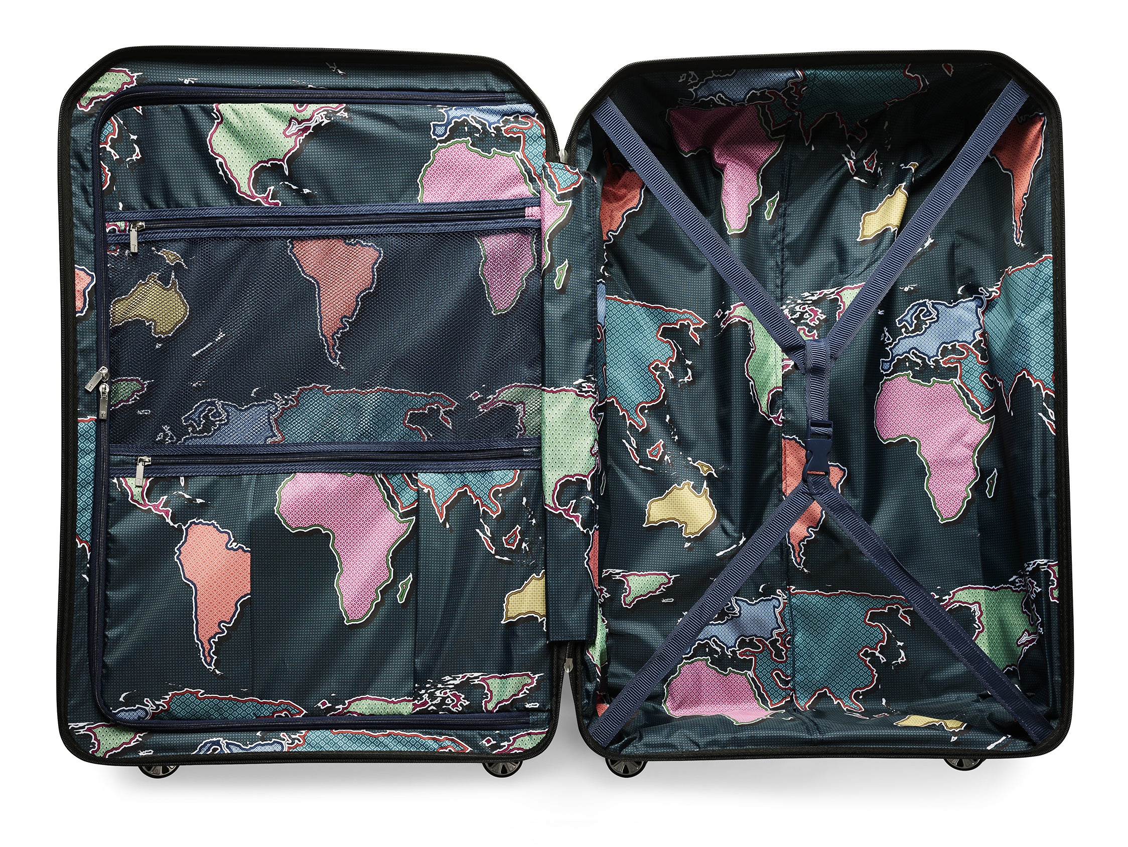 Ted Baker Flying Colours 79.5cm Large 4 Wheel Suitcase Go Places