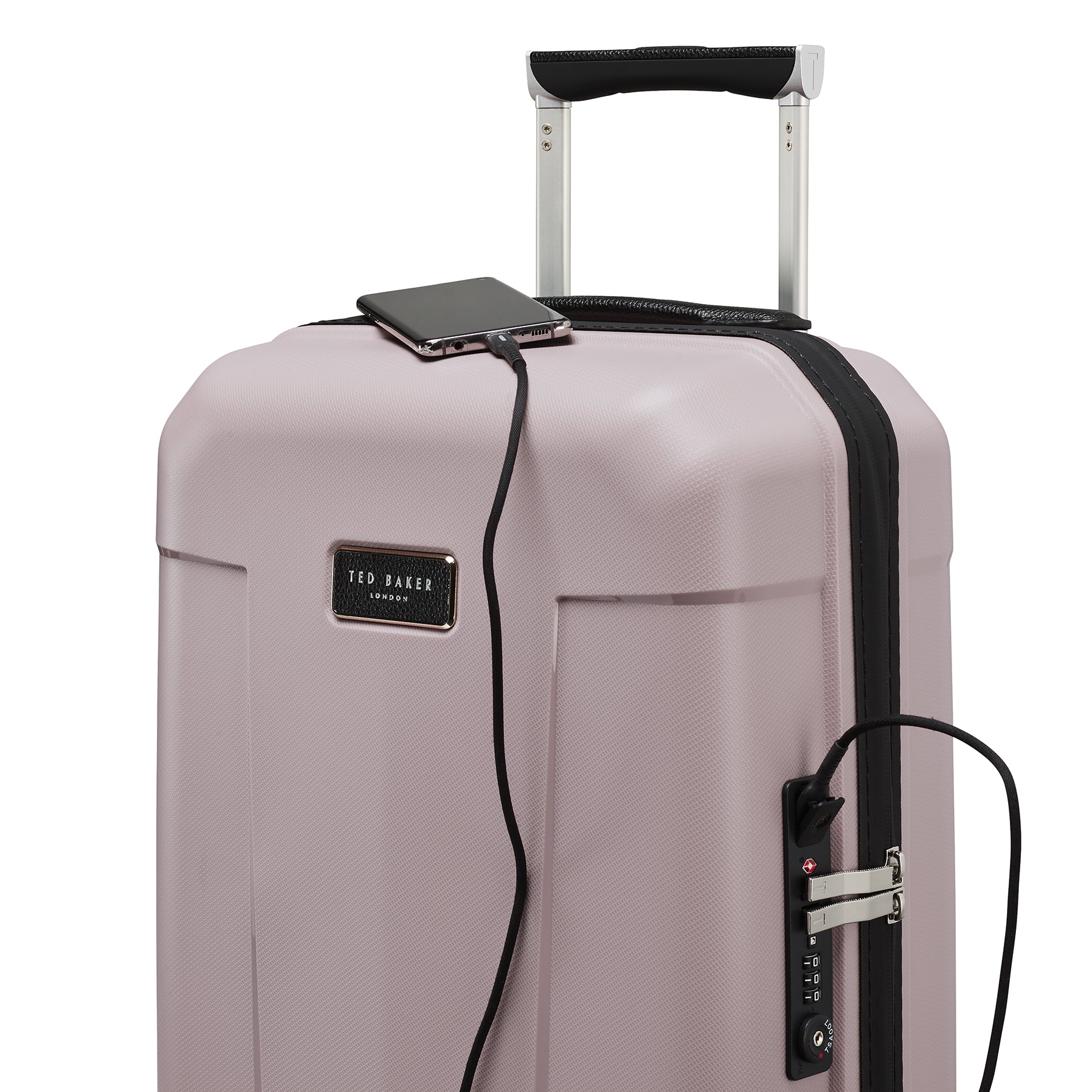 Ted Baker Flying Colours 54cm 4 Wheel Cabin Case Go Places