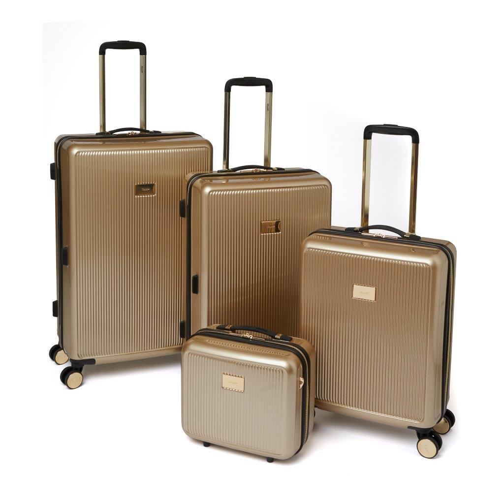 Dune London Olive 77cm 4-Wheel Large Suitcase